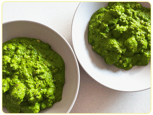 GNOCCHI & WHITE BEANS IN KALE PESTO