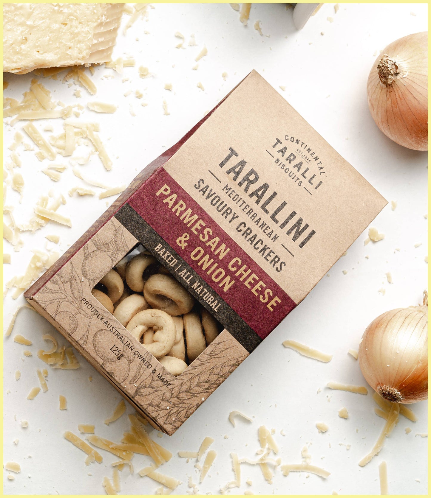 TARALLINI - Parmesan Cheese & Onion