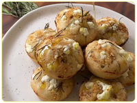 Garlic & Herb Focaccia Muffins