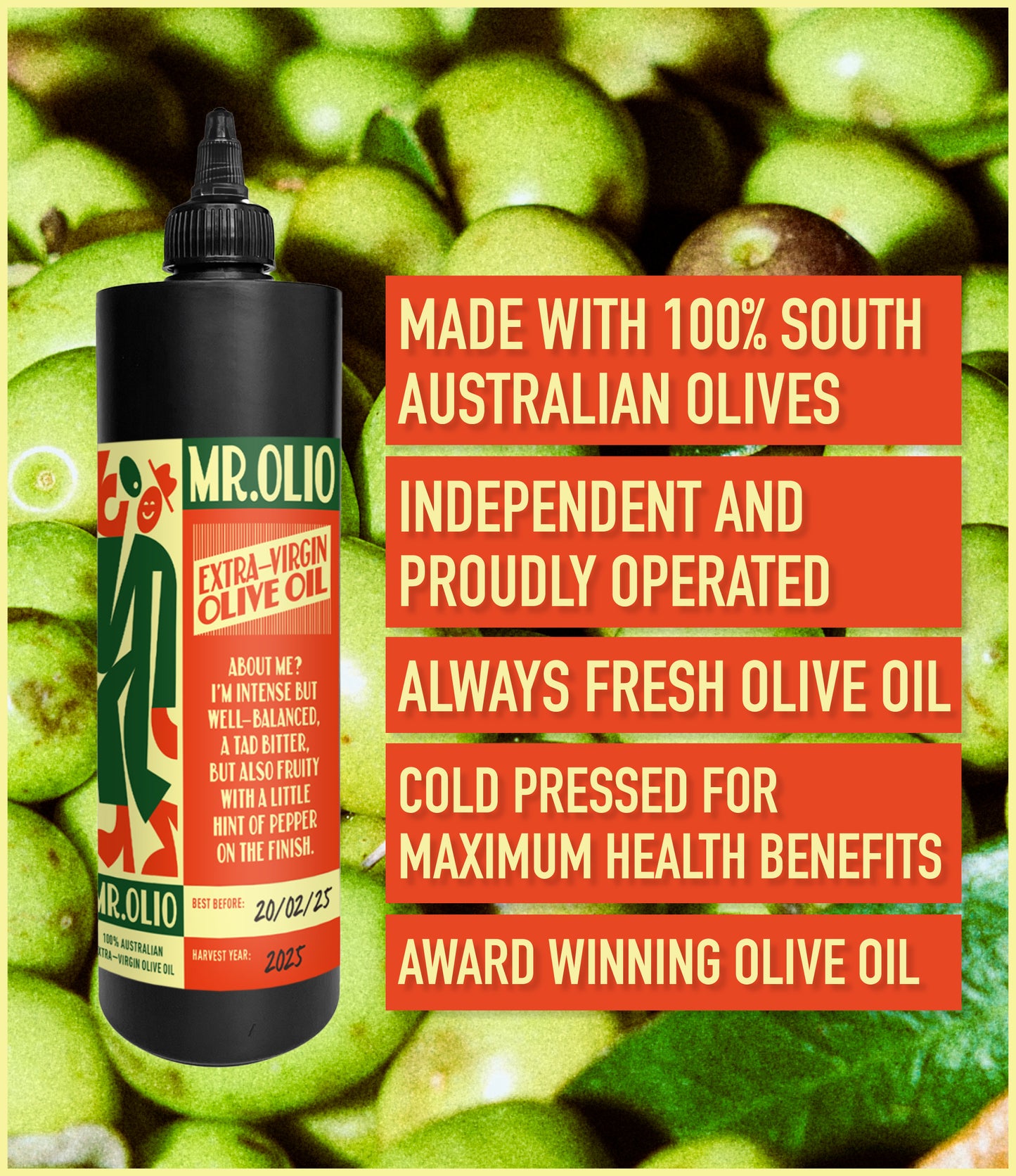 MR. OLIO - South Australian Extra Virgin Olive Oil