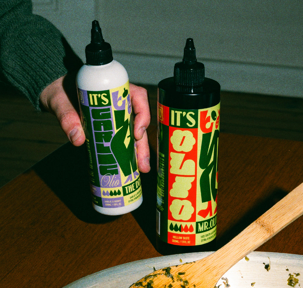 MR. OLIO + GARLIC OLIO