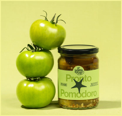 Pronto Pomodoro - Pickled Green Tomatoes