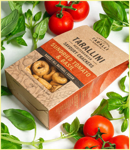 TARALLINI - SUNDRIED TOMATO & BASIL
